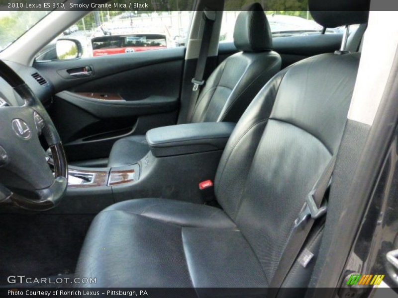 Smoky Granite Mica / Black 2010 Lexus ES 350