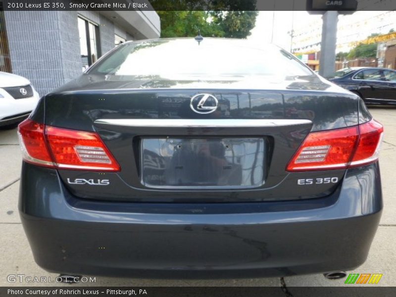 Smoky Granite Mica / Black 2010 Lexus ES 350
