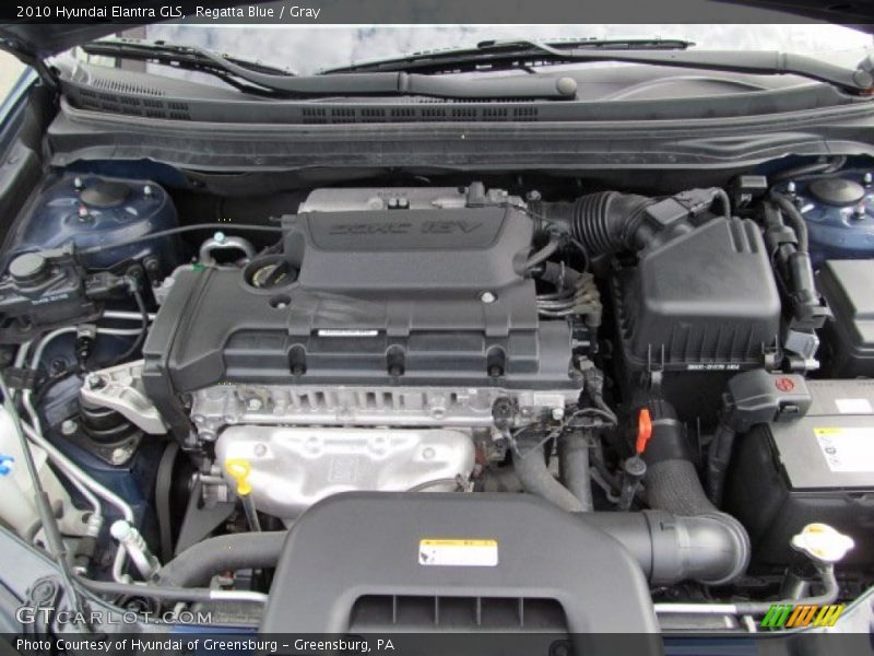Regatta Blue / Gray 2010 Hyundai Elantra GLS