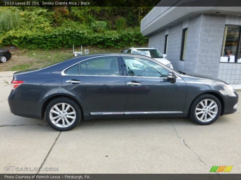 Smoky Granite Mica / Black 2010 Lexus ES 350