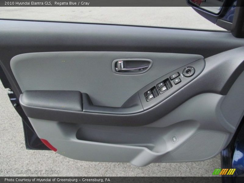 Regatta Blue / Gray 2010 Hyundai Elantra GLS