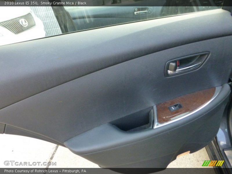 Smoky Granite Mica / Black 2010 Lexus ES 350