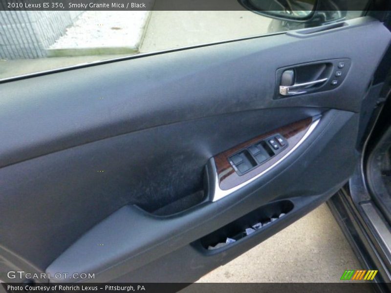 Smoky Granite Mica / Black 2010 Lexus ES 350