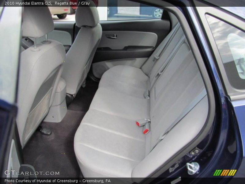Regatta Blue / Gray 2010 Hyundai Elantra GLS