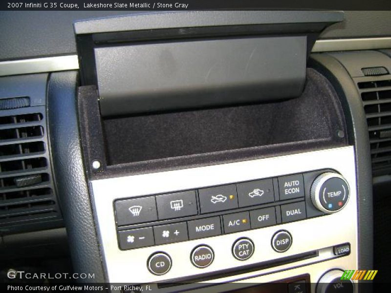Lakeshore Slate Metallic / Stone Gray 2007 Infiniti G 35 Coupe