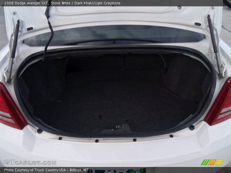 Stone White / Dark Khaki/Light Graystone 2008 Dodge Avenger SXT