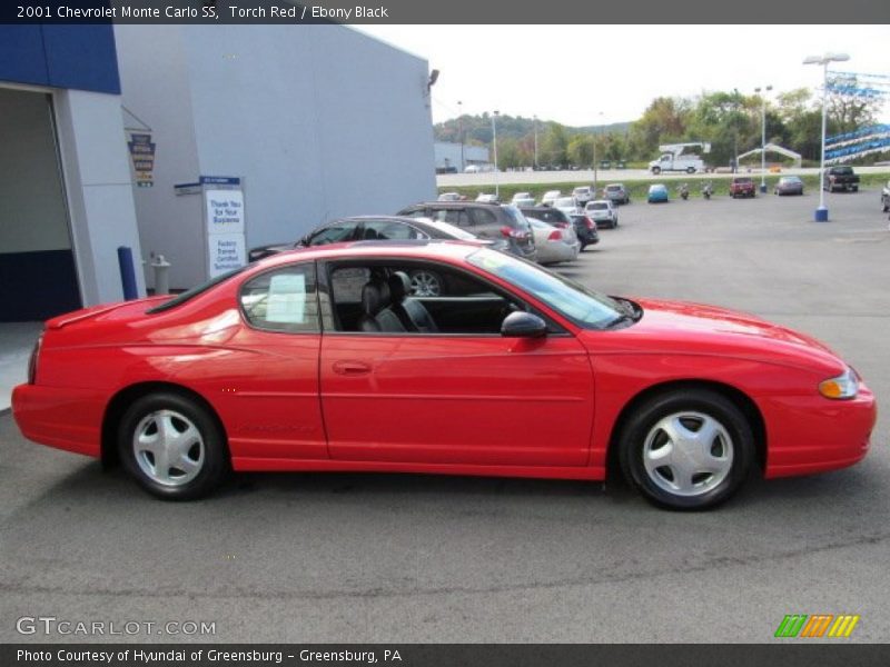 Torch Red / Ebony Black 2001 Chevrolet Monte Carlo SS