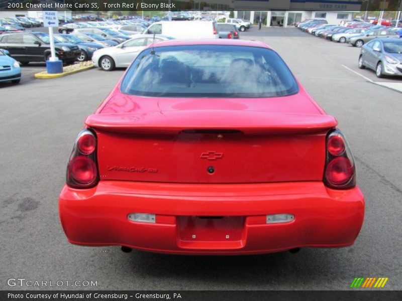 Torch Red / Ebony Black 2001 Chevrolet Monte Carlo SS