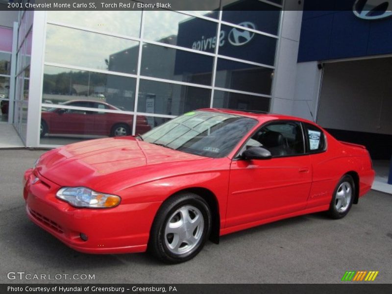 Torch Red / Ebony Black 2001 Chevrolet Monte Carlo SS