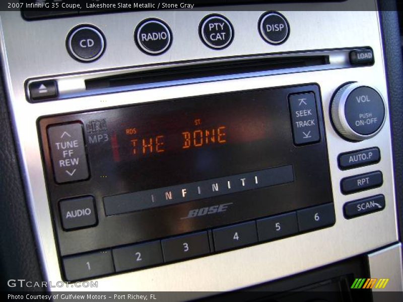Lakeshore Slate Metallic / Stone Gray 2007 Infiniti G 35 Coupe