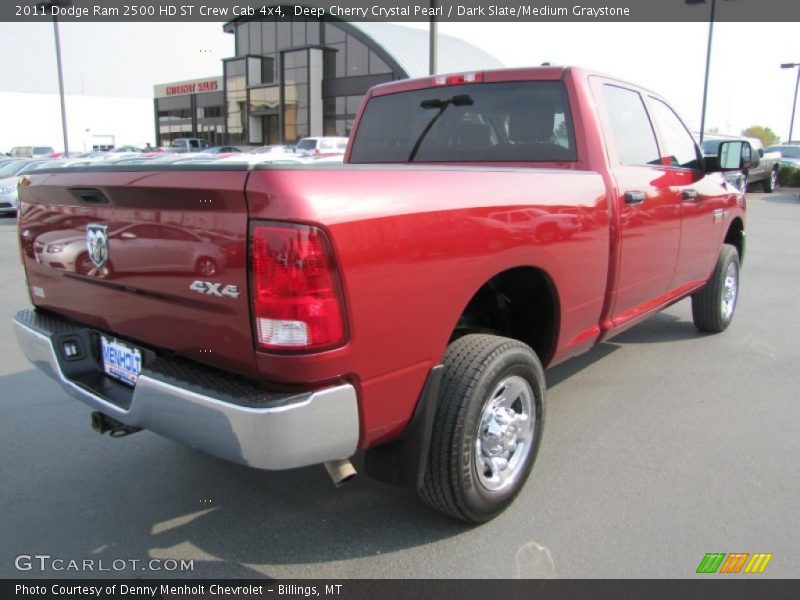Deep Cherry Crystal Pearl / Dark Slate/Medium Graystone 2011 Dodge Ram 2500 HD ST Crew Cab 4x4