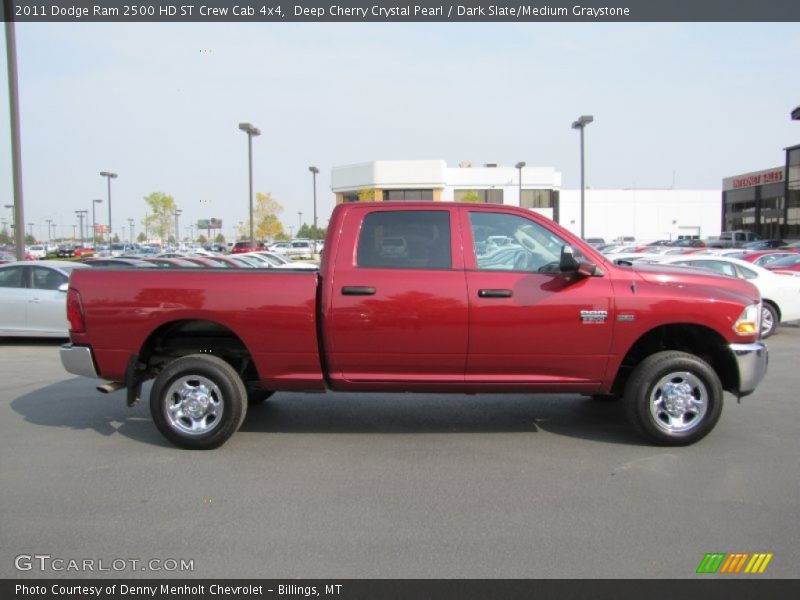  2011 Ram 2500 HD ST Crew Cab 4x4 Deep Cherry Crystal Pearl