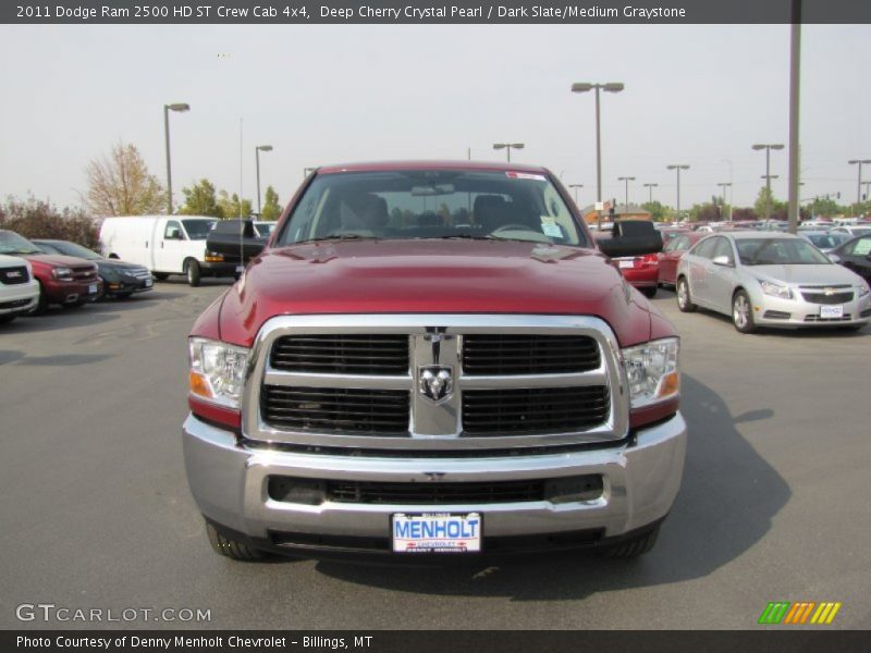 Deep Cherry Crystal Pearl / Dark Slate/Medium Graystone 2011 Dodge Ram 2500 HD ST Crew Cab 4x4