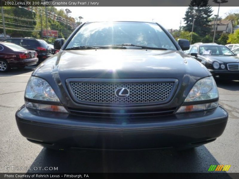Graphite Gray Pearl / Ivory 2002 Lexus RX 300 AWD