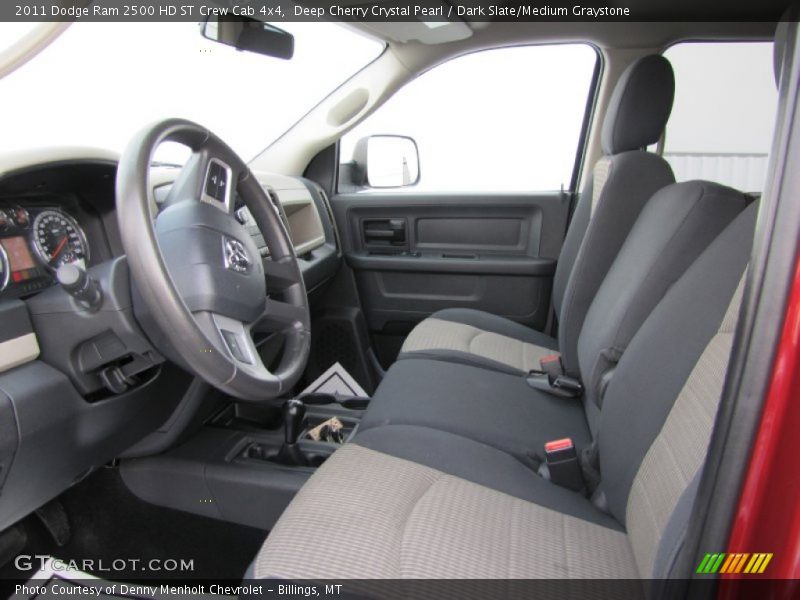 Deep Cherry Crystal Pearl / Dark Slate/Medium Graystone 2011 Dodge Ram 2500 HD ST Crew Cab 4x4