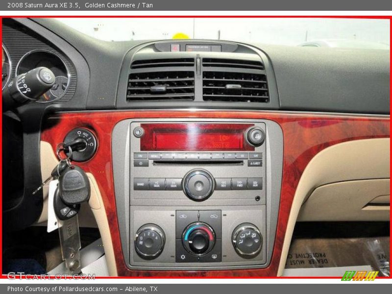 Golden Cashmere / Tan 2008 Saturn Aura XE 3.5