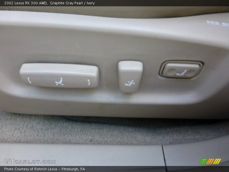 Graphite Gray Pearl / Ivory 2002 Lexus RX 300 AWD