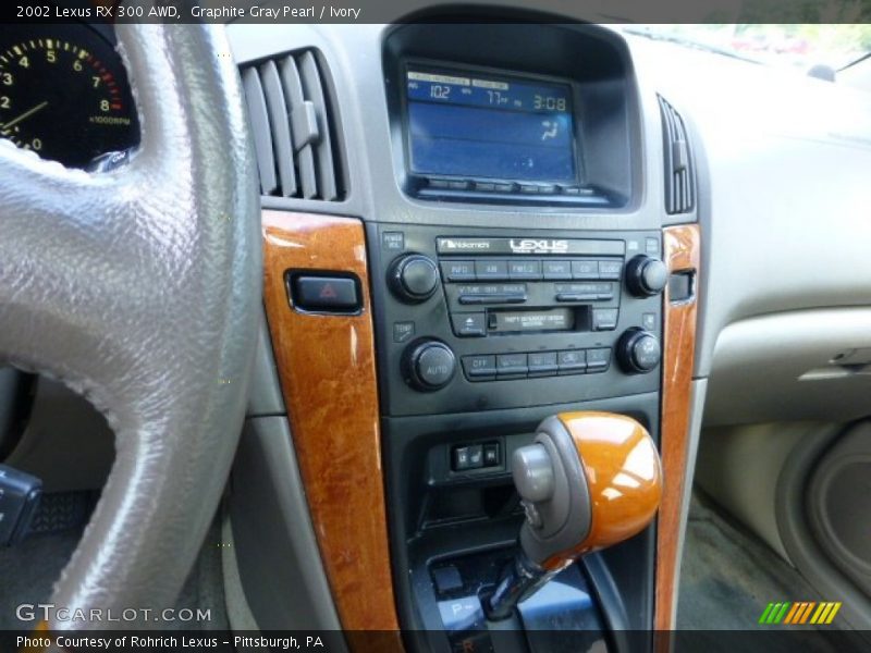 Graphite Gray Pearl / Ivory 2002 Lexus RX 300 AWD