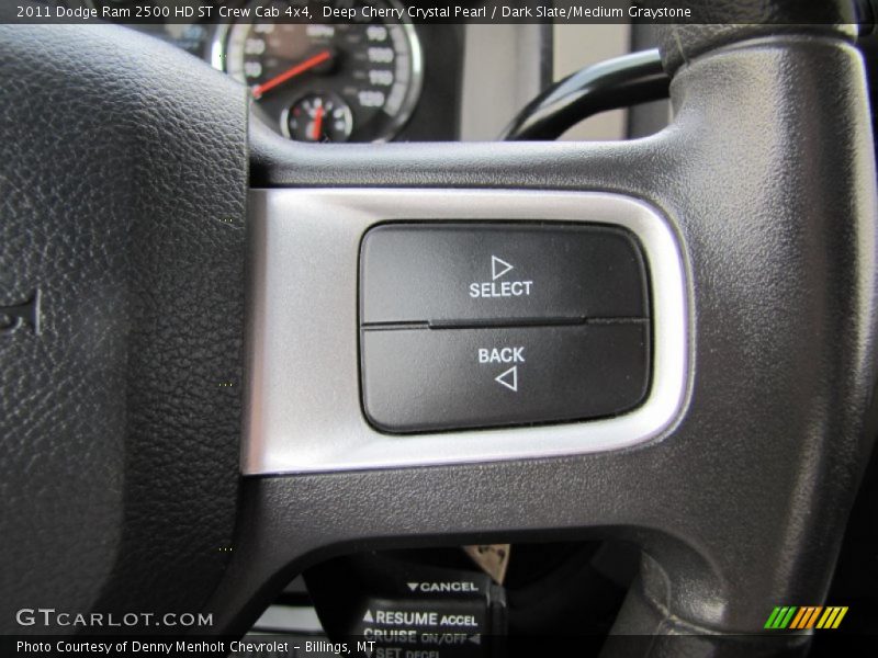 Deep Cherry Crystal Pearl / Dark Slate/Medium Graystone 2011 Dodge Ram 2500 HD ST Crew Cab 4x4