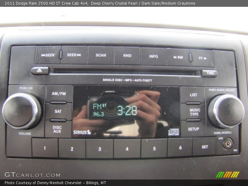 Audio System of 2011 Ram 2500 HD ST Crew Cab 4x4