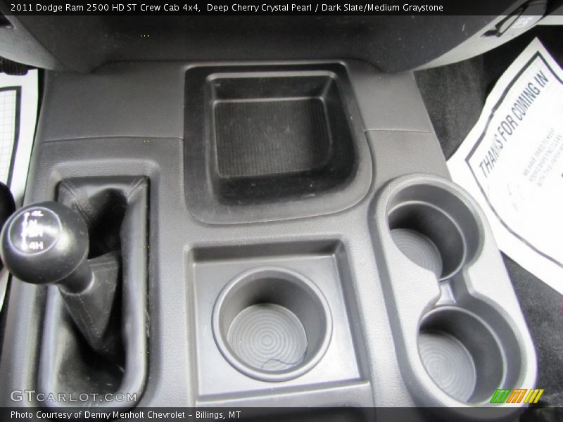 Deep Cherry Crystal Pearl / Dark Slate/Medium Graystone 2011 Dodge Ram 2500 HD ST Crew Cab 4x4