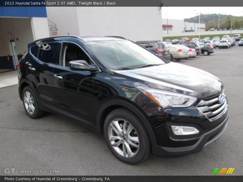 Twilight Black / Black 2013 Hyundai Santa Fe Sport 2.0T AWD