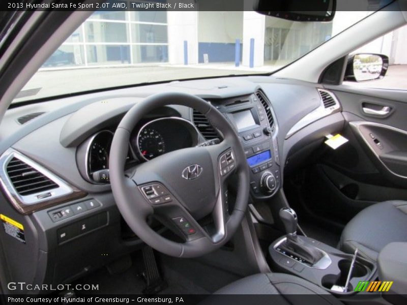 Twilight Black / Black 2013 Hyundai Santa Fe Sport 2.0T AWD