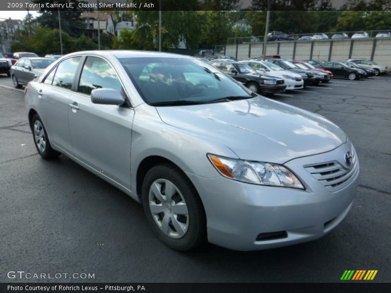 Classic Silver Metallic / Ash 2009 Toyota Camry LE