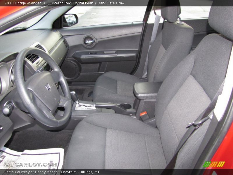 Inferno Red Crystal Pearl / Dark Slate Gray 2010 Dodge Avenger SXT