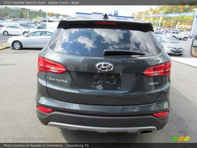 Juniper Green / Beige 2013 Hyundai Santa Fe Sport