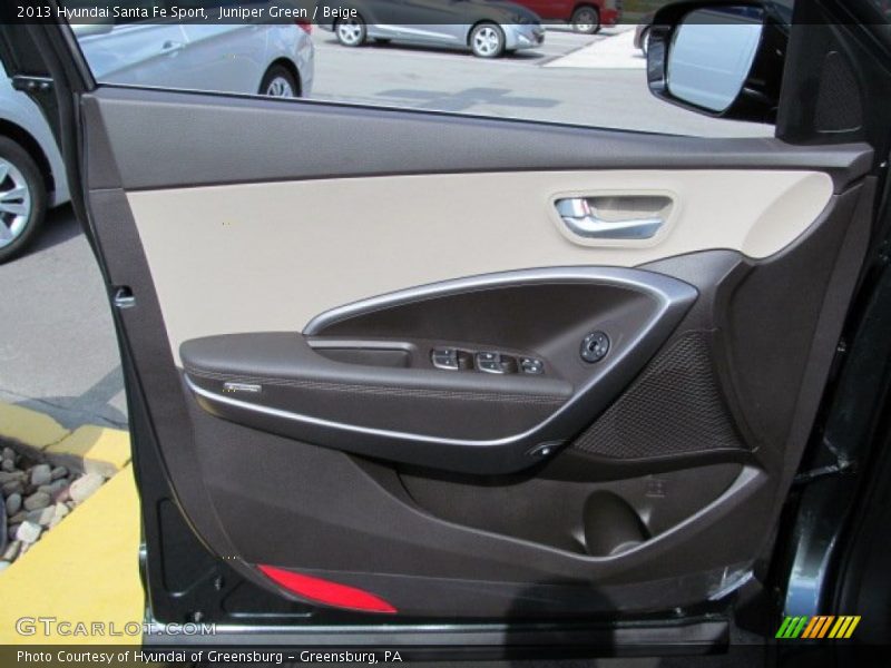 Juniper Green / Beige 2013 Hyundai Santa Fe Sport