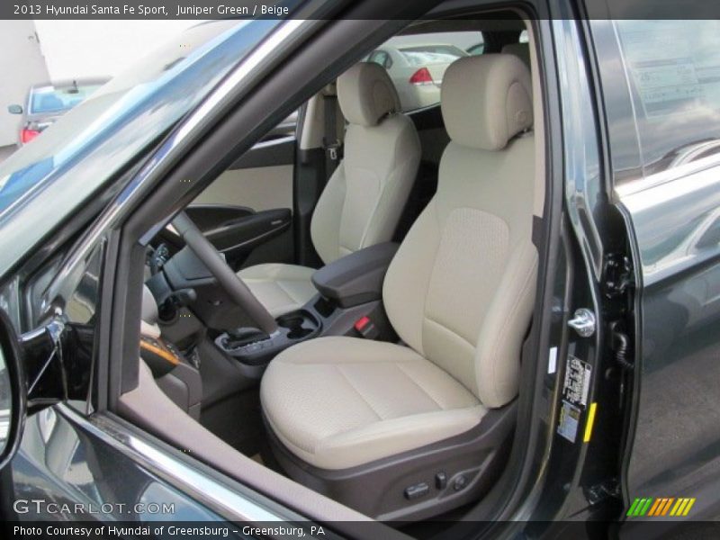 Juniper Green / Beige 2013 Hyundai Santa Fe Sport