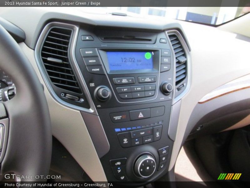 Juniper Green / Beige 2013 Hyundai Santa Fe Sport