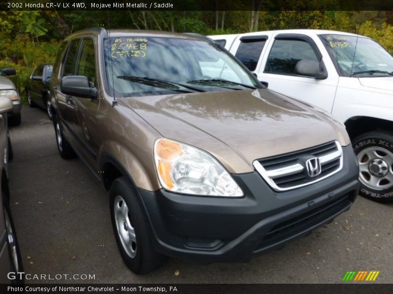 Mojave Mist Metallic / Saddle 2002 Honda CR-V LX 4WD