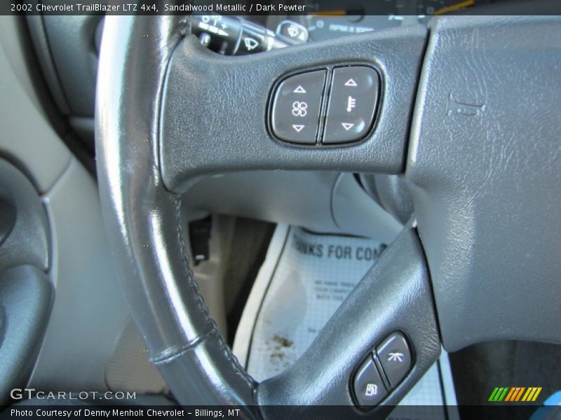 Sandalwood Metallic / Dark Pewter 2002 Chevrolet TrailBlazer LTZ 4x4