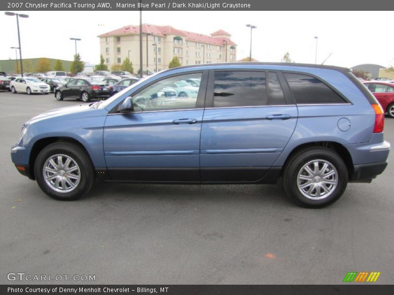 Marine Blue Pearl / Dark Khaki/Light Graystone 2007 Chrysler Pacifica Touring AWD