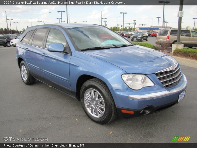 Marine Blue Pearl / Dark Khaki/Light Graystone 2007 Chrysler Pacifica Touring AWD