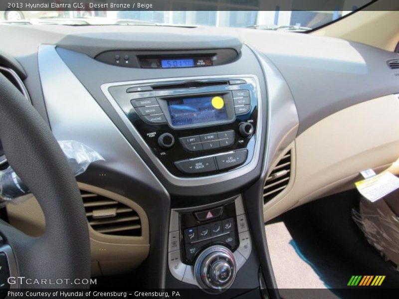 Desert Bronze / Beige 2013 Hyundai Elantra GLS
