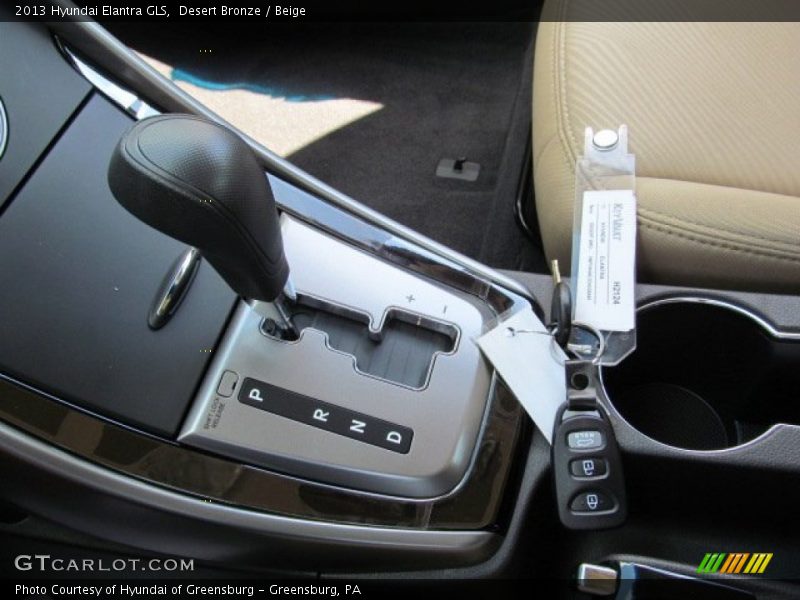 Desert Bronze / Beige 2013 Hyundai Elantra GLS