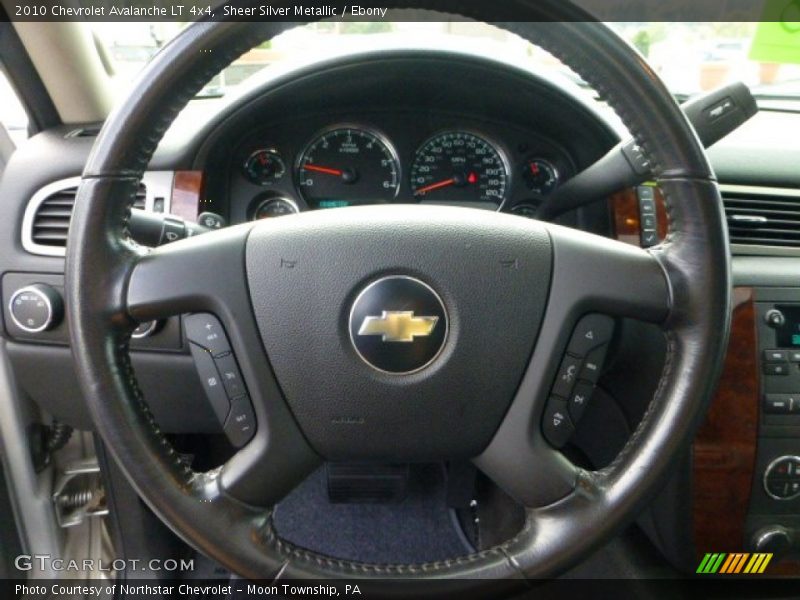 Sheer Silver Metallic / Ebony 2010 Chevrolet Avalanche LT 4x4