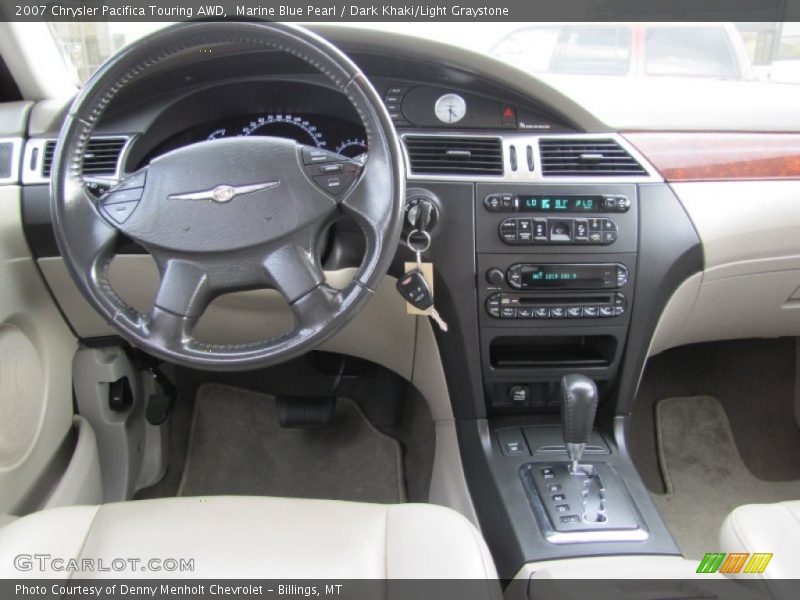 Marine Blue Pearl / Dark Khaki/Light Graystone 2007 Chrysler Pacifica Touring AWD