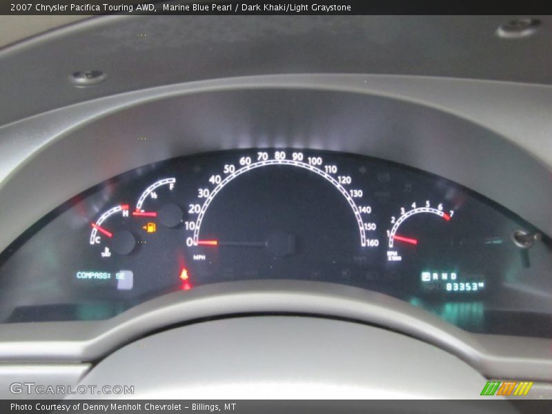 Marine Blue Pearl / Dark Khaki/Light Graystone 2007 Chrysler Pacifica Touring AWD