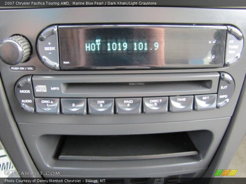 Marine Blue Pearl / Dark Khaki/Light Graystone 2007 Chrysler Pacifica Touring AWD