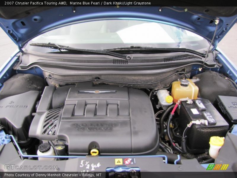 Marine Blue Pearl / Dark Khaki/Light Graystone 2007 Chrysler Pacifica Touring AWD