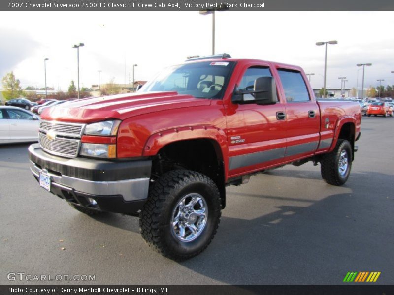 Victory Red / Dark Charcoal 2007 Chevrolet Silverado 2500HD Classic LT Crew Cab 4x4