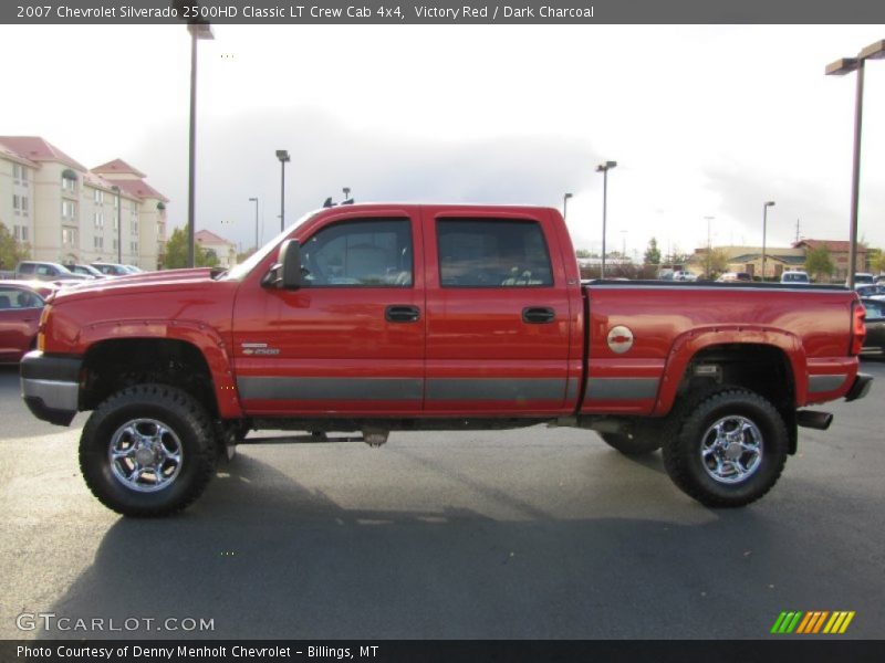 Victory Red / Dark Charcoal 2007 Chevrolet Silverado 2500HD Classic LT Crew Cab 4x4