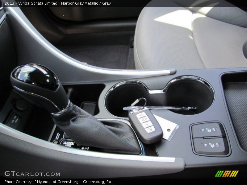 Harbor Gray Metallic / Gray 2013 Hyundai Sonata Limited