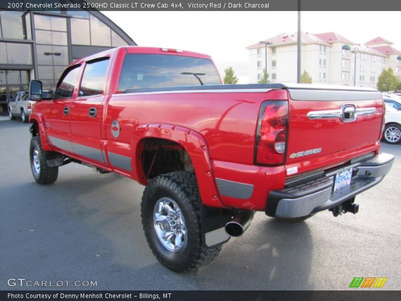 Victory Red / Dark Charcoal 2007 Chevrolet Silverado 2500HD Classic LT Crew Cab 4x4