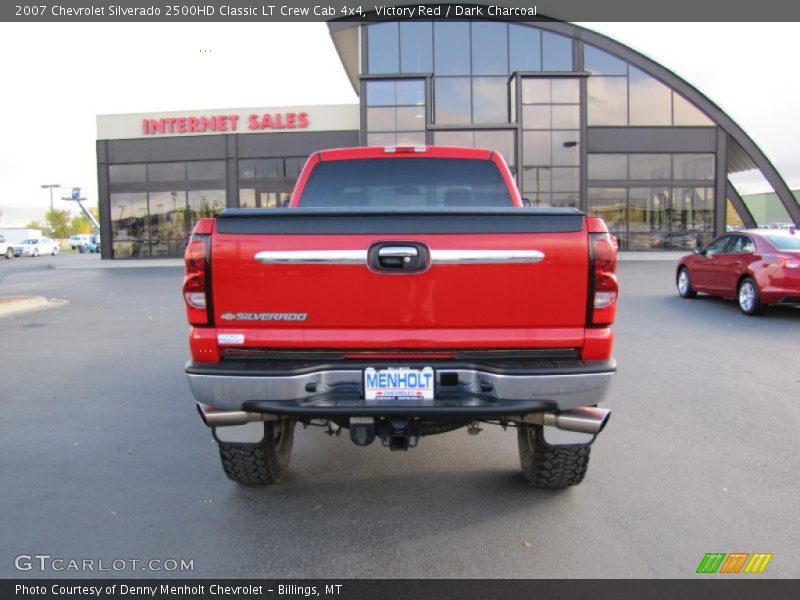 Victory Red / Dark Charcoal 2007 Chevrolet Silverado 2500HD Classic LT Crew Cab 4x4