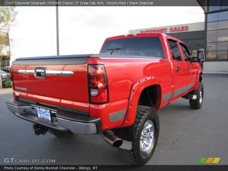 Victory Red / Dark Charcoal 2007 Chevrolet Silverado 2500HD Classic LT Crew Cab 4x4